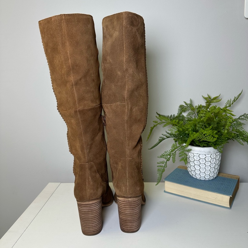 Steve Madden Roxana Knee High Brown Suede Boot Sz 8.5 - Picture 6 of 10